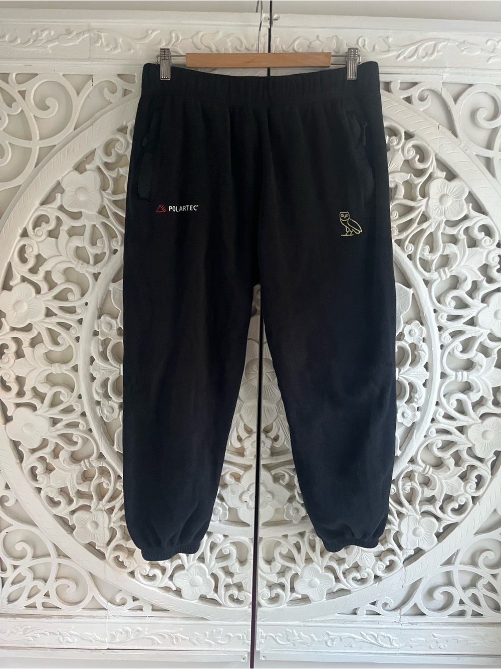 OVO x Polartec Women’s Black Fleece Jogger Sweatpants Size M Medium